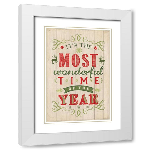 The Most Wonderful White Modern Wood Framed Art Print with Double Matting by Marrott, Stephanie