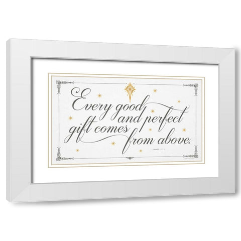 Perfect Gift White Modern Wood Framed Art Print with Double Matting by Marrott, Stephanie