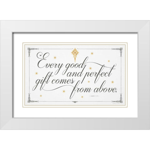 Perfect Gift White Modern Wood Framed Art Print with Double Matting by Marrott, Stephanie