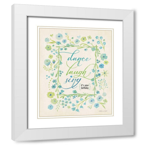 A Wish III White Modern Wood Framed Art Print with Double Matting by Marrott, Stephanie