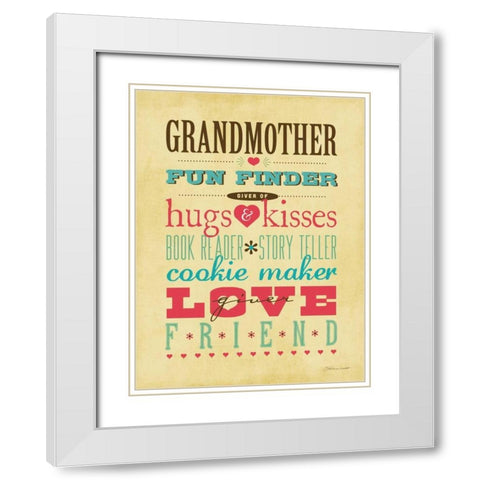 Grandmother I White Modern Wood Framed Art Print with Double Matting by Marrott, Stephanie