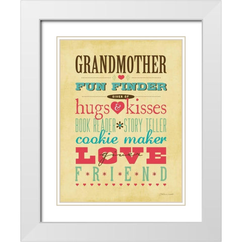 Grandmother I White Modern Wood Framed Art Print with Double Matting by Marrott, Stephanie