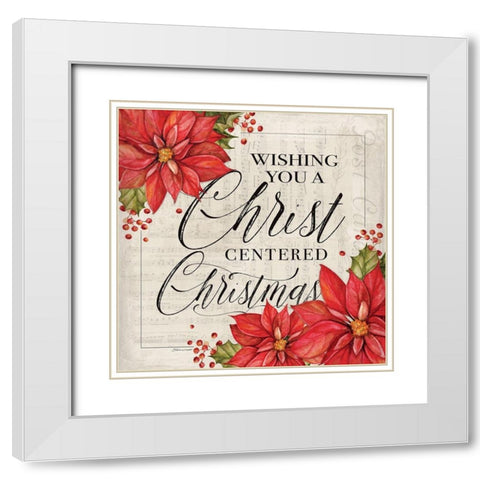 Christ Centered White Modern Wood Framed Art Print with Double Matting by Marrott, Stephanie