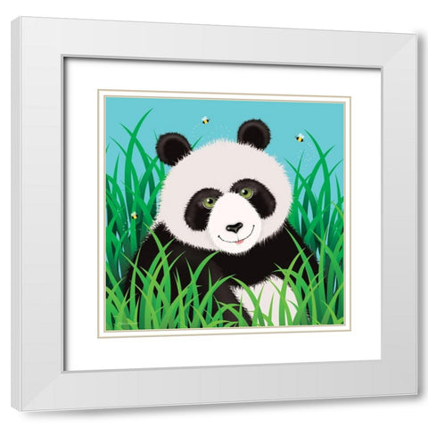 Hide and Seek White Modern Wood Framed Art Print with Double Matting by Marrott, Stephanie