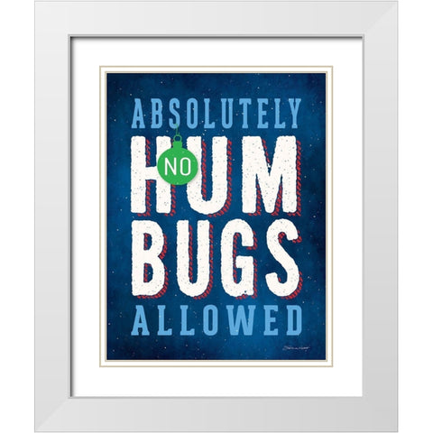 Humbug White Modern Wood Framed Art Print with Double Matting by Marrott, Stephanie