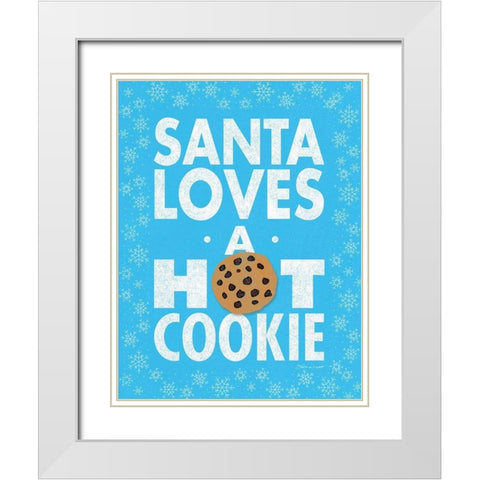 Cookie White Modern Wood Framed Art Print with Double Matting by Marrott, Stephanie