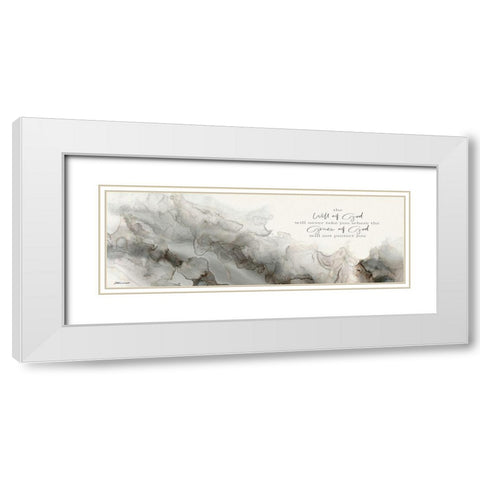 The Will Of God White Modern Wood Framed Art Print with Double Matting by Marrott, Stephanie