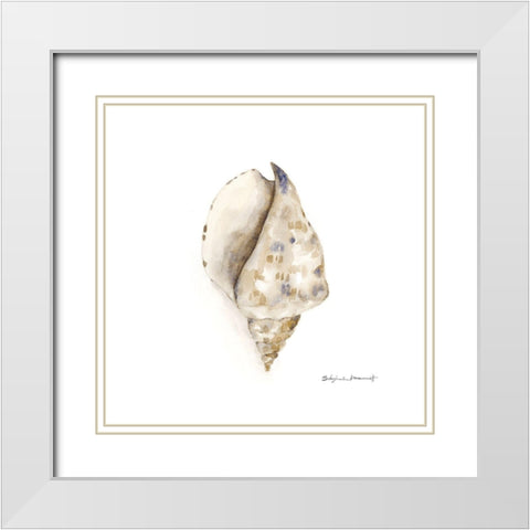 Gift From The Sea II White Modern Wood Framed Art Print with Double Matting by Marrott, Stephanie