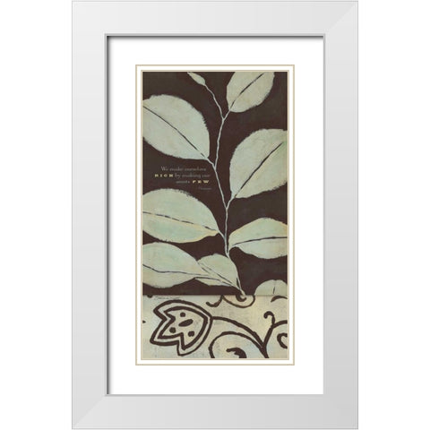 We Make White Modern Wood Framed Art Print with Double Matting by Marrott, Stephanie