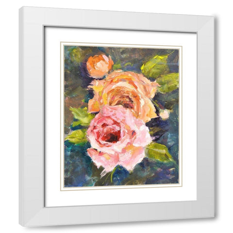 Still Life #2 White Modern Wood Framed Art Print with Double Matting by Stevens, Allayn
