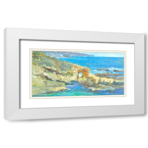 Gateway White Modern Wood Framed Art Print with Double Matting by Stevens, Allayn