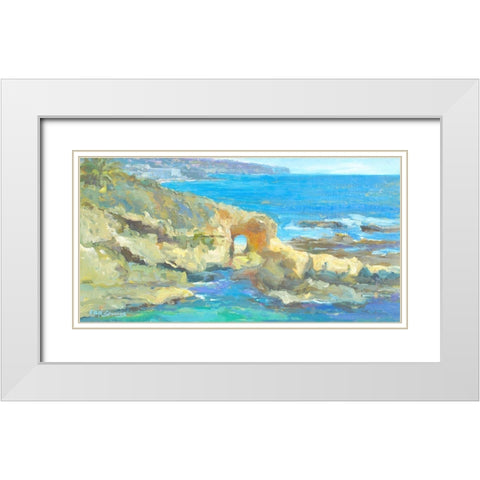 Gateway White Modern Wood Framed Art Print with Double Matting by Stevens, Allayn