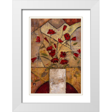 Compassion 1 White Modern Wood Framed Art Print with Double Matting by Bagnato, Judi