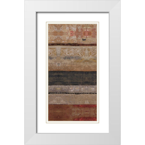 Reflections 2 White Modern Wood Framed Art Print with Double Matting by Bagnato, Judi