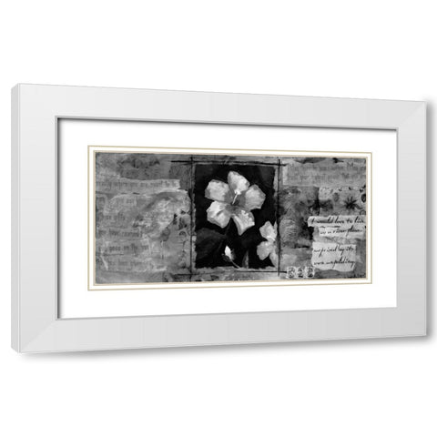 Spring Paradise 1 White Modern Wood Framed Art Print with Double Matting by Bagnato, Judi