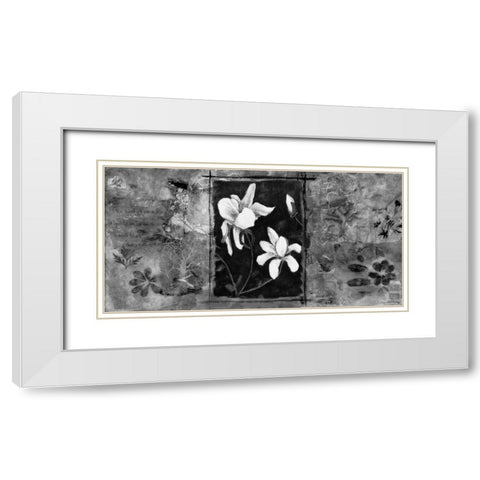 Spring Paradise 2 White Modern Wood Framed Art Print with Double Matting by Bagnato, Judi
