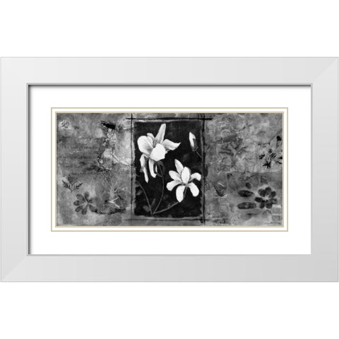Spring Paradise 2 White Modern Wood Framed Art Print with Double Matting by Bagnato, Judi