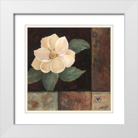 Summer Breeze 4 White Modern Wood Framed Art Print with Double Matting by Bagnato, Judi