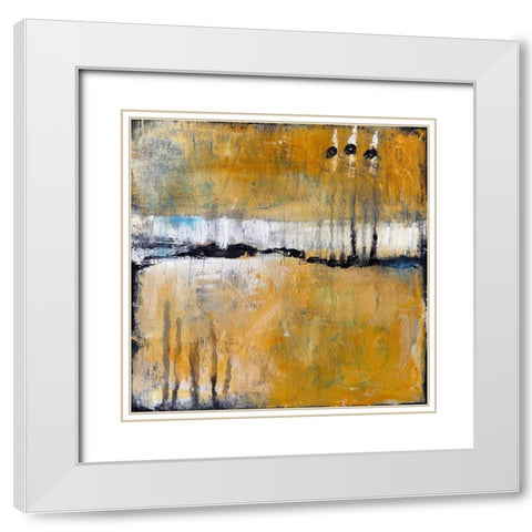 Daydream White Modern Wood Framed Art Print with Double Matting by Bagnato, Judi
