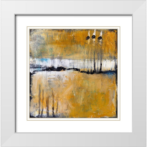 Daydream White Modern Wood Framed Art Print with Double Matting by Bagnato, Judi