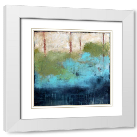Brand New Day White Modern Wood Framed Art Print with Double Matting by Bagnato, Judi