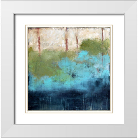Brand New Day White Modern Wood Framed Art Print with Double Matting by Bagnato, Judi