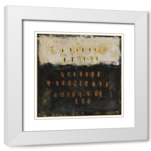Finding A Song White Modern Wood Framed Art Print with Double Matting by Bagnato, Judi