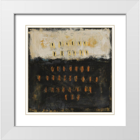 Finding A Song White Modern Wood Framed Art Print with Double Matting by Bagnato, Judi