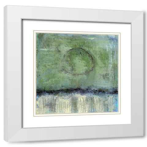 Escape From Time White Modern Wood Framed Art Print with Double Matting by Bagnato, Judi