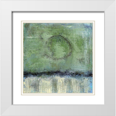 Escape From Time White Modern Wood Framed Art Print with Double Matting by Bagnato, Judi