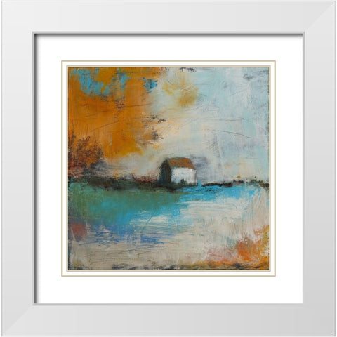 Hidden Place White Modern Wood Framed Art Print with Double Matting by Bagnato, Judi