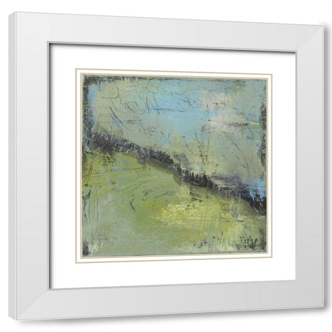 Walk In The Park White Modern Wood Framed Art Print with Double Matting by Bagnato, Judi