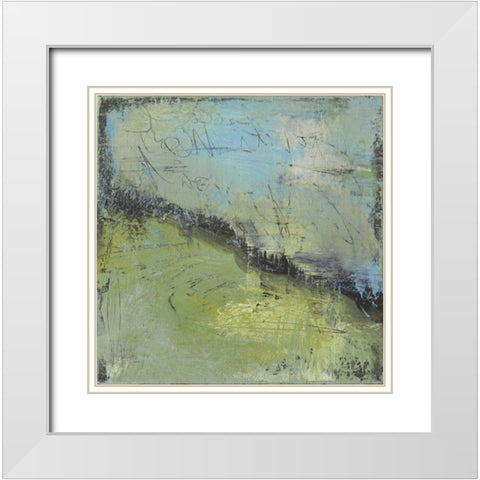Walk In The Park White Modern Wood Framed Art Print with Double Matting by Bagnato, Judi