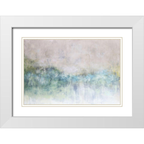 Hope In Your Word White Modern Wood Framed Art Print with Double Matting by Bagnato, Judi