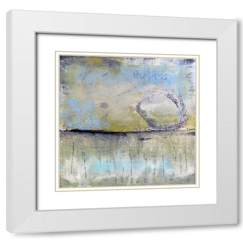Unearthed White Modern Wood Framed Art Print with Double Matting by Bagnato, Judi