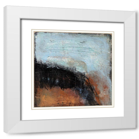 Desertscape 3 White Modern Wood Framed Art Print with Double Matting by Bagnato, Judi