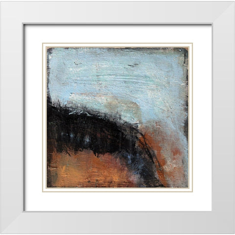 Desertscape 3 White Modern Wood Framed Art Print with Double Matting by Bagnato, Judi