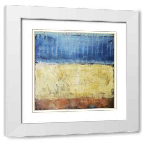 Where Hope Rises White Modern Wood Framed Art Print with Double Matting by Bagnato, Judi