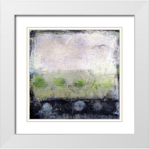 Renewal 2 White Modern Wood Framed Art Print with Double Matting by Bagnato, Judi