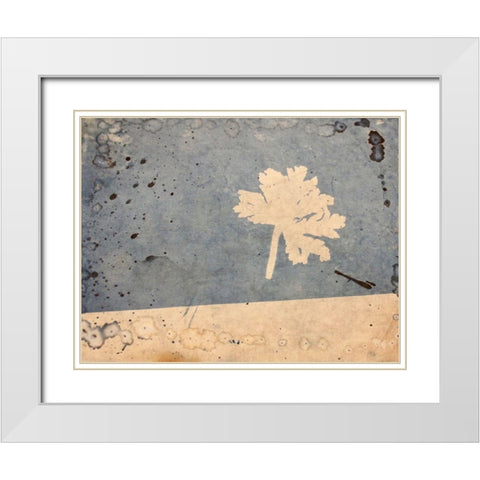 Survival White Modern Wood Framed Art Print with Double Matting by Blue