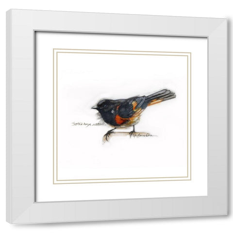 American RedstaRT White Modern Wood Framed Art Print with Double Matting by Dean, Bruce