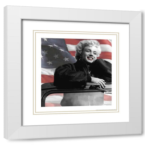 My Favorite In Flag White Modern Wood Framed Art Print with Double Matting by Eversen, Robert
