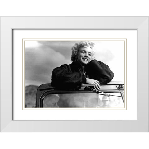 My Favorite White Modern Wood Framed Art Print with Double Matting by Eversen