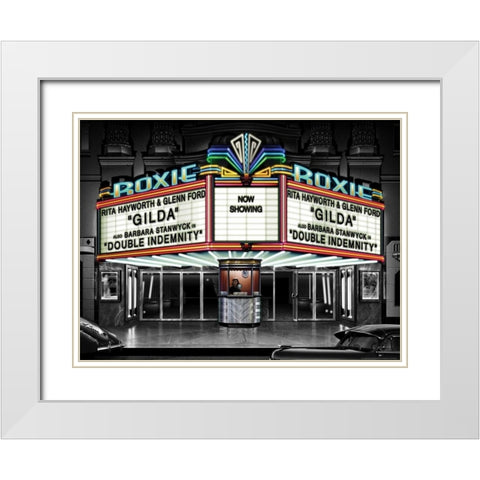 Roxie White Modern Wood Framed Art Print with Double Matting by Flint, Helen