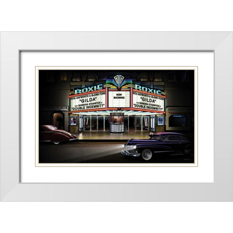 Roxie Picture White Modern Wood Framed Art Print with Double Matting by Flint, Helen