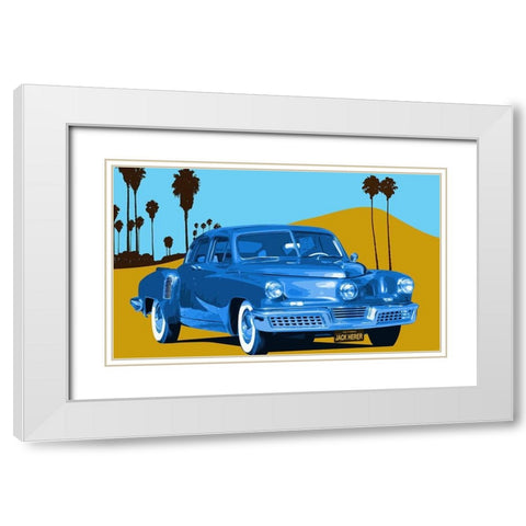 Jack Herer White Modern Wood Framed Art Print with Double Matting by Has