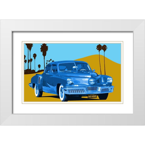 Jack Herer White Modern Wood Framed Art Print with Double Matting by Has