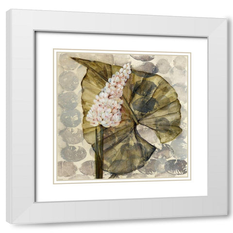 Amazonia 3 White Modern Wood Framed Art Print with Double Matting by Amore