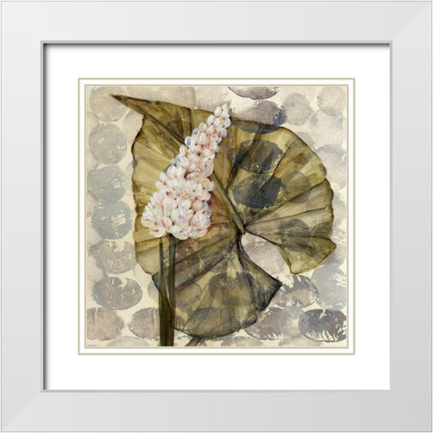 Amazonia 3 White Modern Wood Framed Art Print with Double Matting by Amore