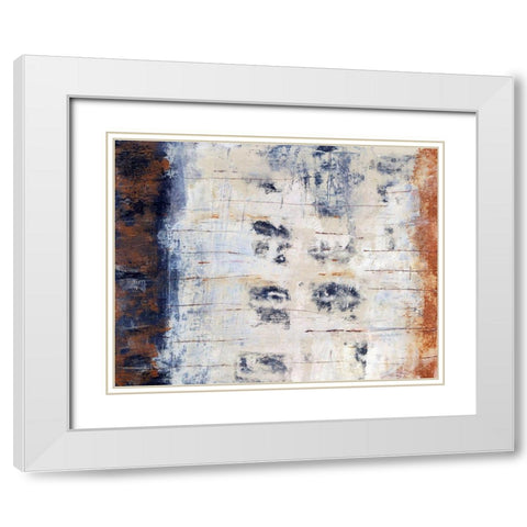 Found Love White Modern Wood Framed Art Print with Double Matting by Bagnato, Judi